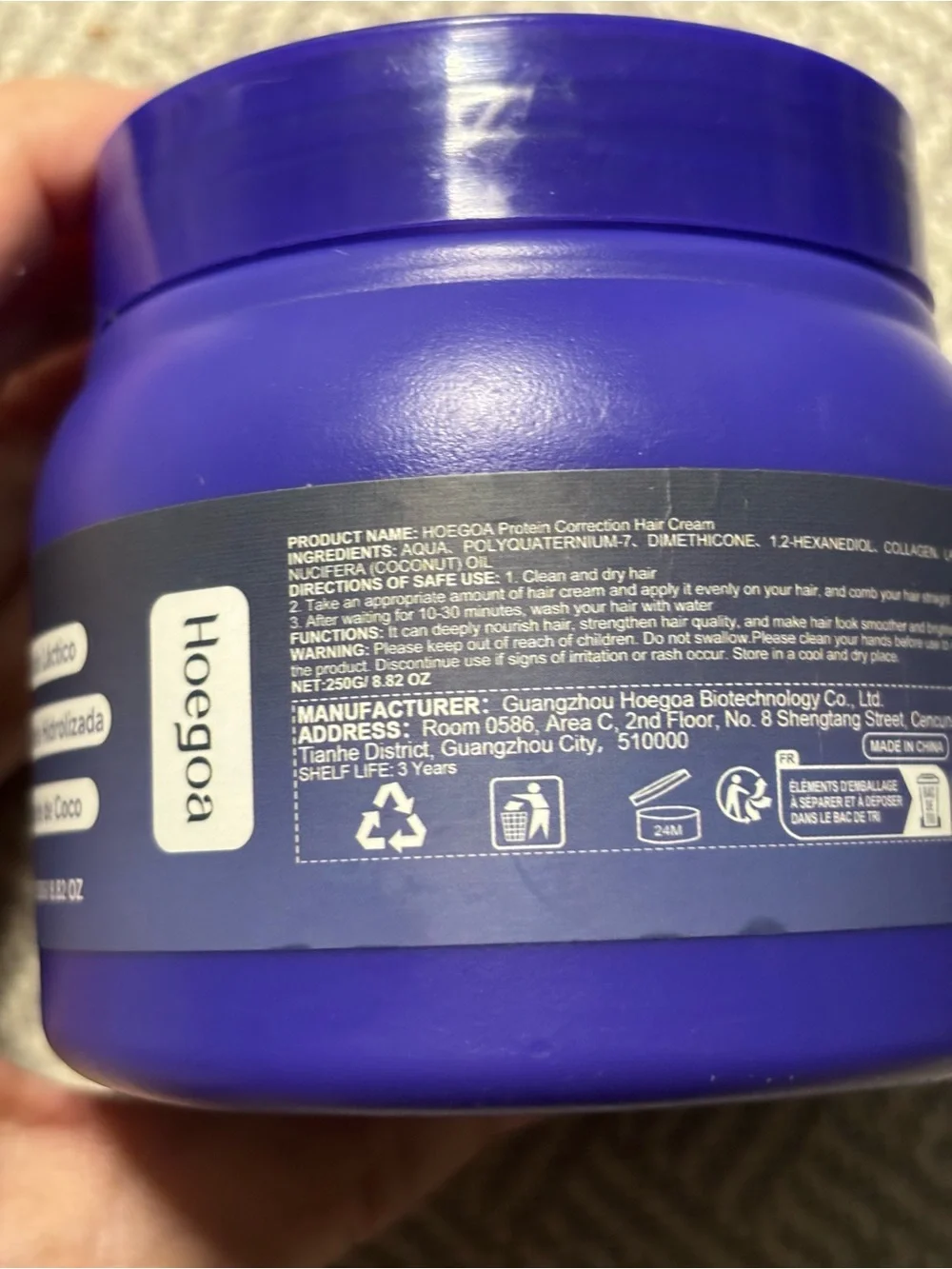 Lumino Liss Protein Correction Hair Cream — Keratin & Coconut Oil